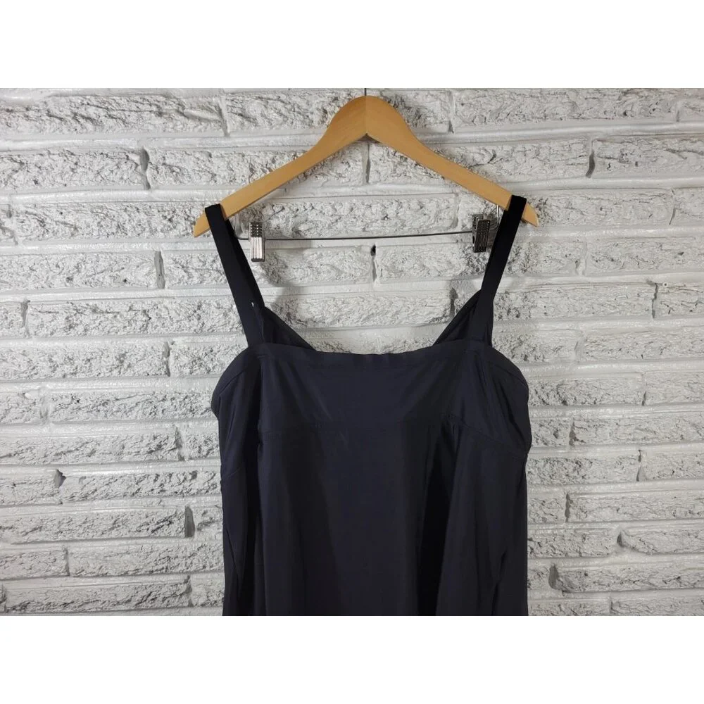 Sand n Sun Women's 3X Plus Size One Piece Swimsuit Black Lined Nylon BLA79E
